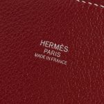 Hermès Bolide 35 RougeGrenat Logo  | Sell your designer bag on Saclab.com