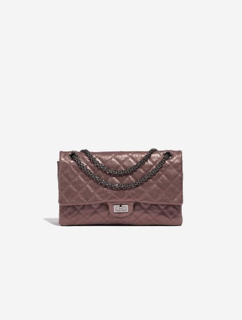 Chanel 255Reissue 226 MetallicLiliac Front  | Sell your designer bag on Saclab.com