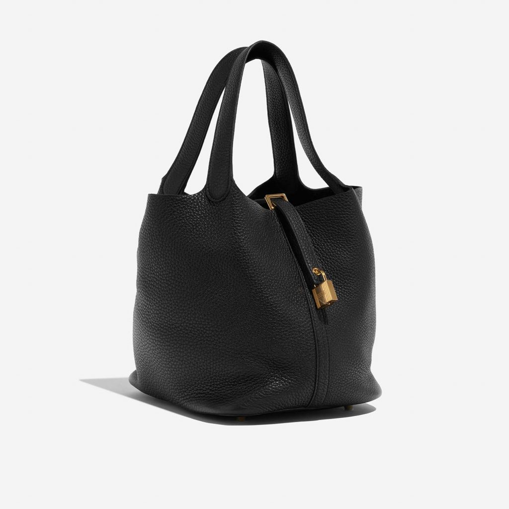 Hermès Picotin 22 Taurillon Clemence Black SACLÀB