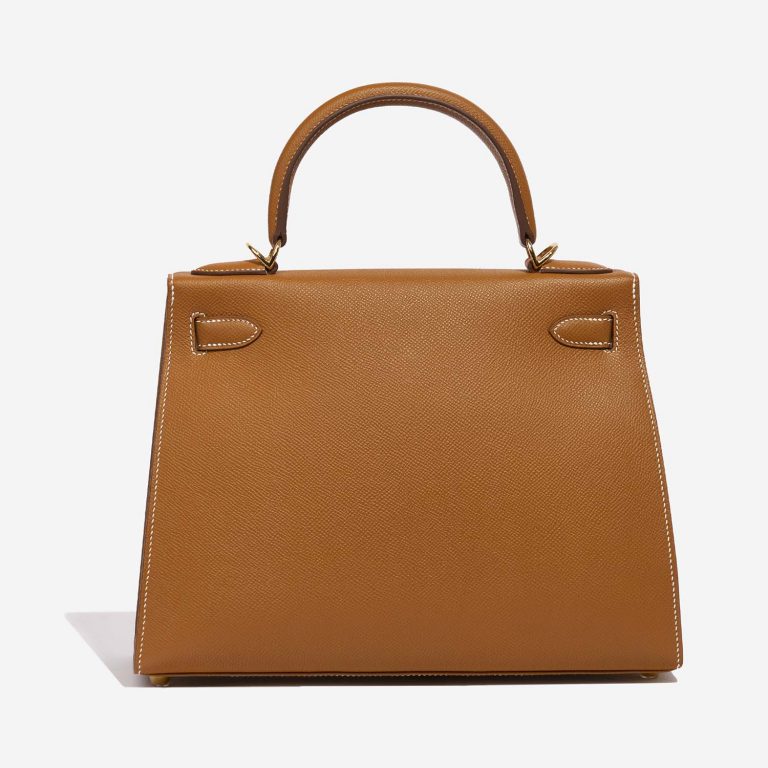 Hermès Kelly28 Gold Back  | Sell your designer bag on Saclab.com