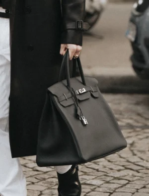 Birkin Taschen für Männer | Schwarz Hermès Birkin 40