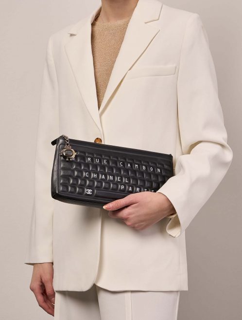 Chanel KeyboardClutch OneSize Black Sizes Worn | Sell your designer bag on Saclab.com