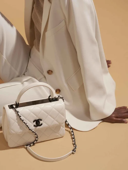 Chanel Classic Flap Bag White