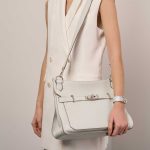 Hermès Jypsiere 34 Beton Sizes Worn | Sell your designer bag on Saclab.com