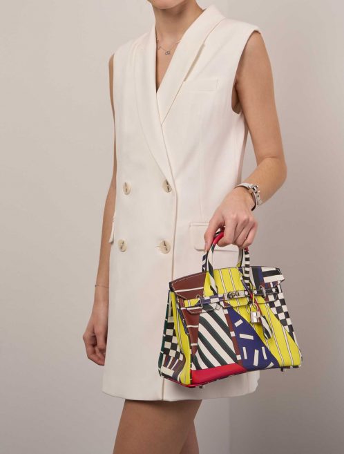 Hermès Birkin 25 Multicolour Sizes Worn | Sell your designer bag on Saclab.com