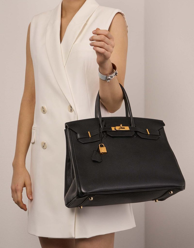 Hermès Birkin 35 Black Sizes Worn | Sell your designer bag on Saclab.com