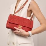 Chanel Timeless Medium Red Sizes Worn | Sell your designer bag on Saclab.com