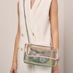 Chanel Timeless Medium Transparent Sizes Worn | Sell your designer bag on Saclab.com