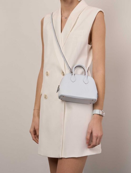 Hermès Bolide Mini20 BlueBrume Sizes Worn | Sell your designer bag on Saclab.com