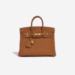 Hermès Birkin 25 Gold Front  | Sell your designer bag on Saclab.com