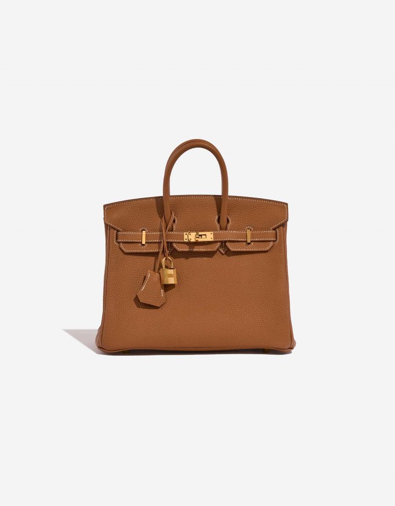 Hermès Birkin 25 Gold Front | Verkaufen Sie Ihre Designer-Tasche auf Saclab.com