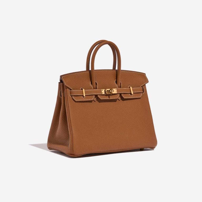 Hermès Birkin 25 Gold Side Front  | Sell your designer bag on Saclab.com