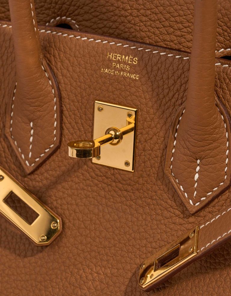 Hermès Birkin 25 Gold Logo  | Sell your designer bag on Saclab.com