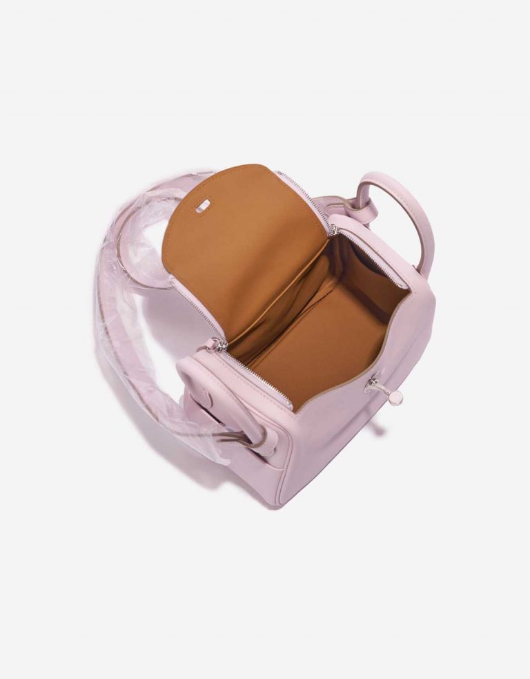 Hermès Lindy 20Mini MauvePale-Gold Inside  | Sell your designer bag on Saclab.com