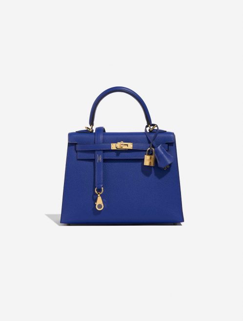 Hermès Kelly 25 BleuRoyal Front  | Sell your designer bag on Saclab.com
