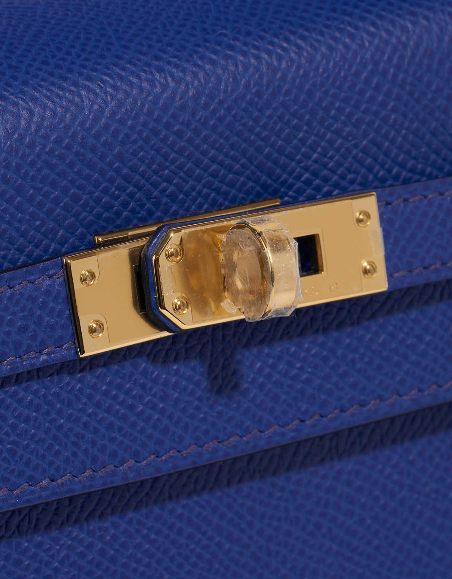 Hermès Kelly 25 BleuRoyal Verschluss-System | Verkaufen Sie Ihre Designer-Tasche auf Saclab.com
