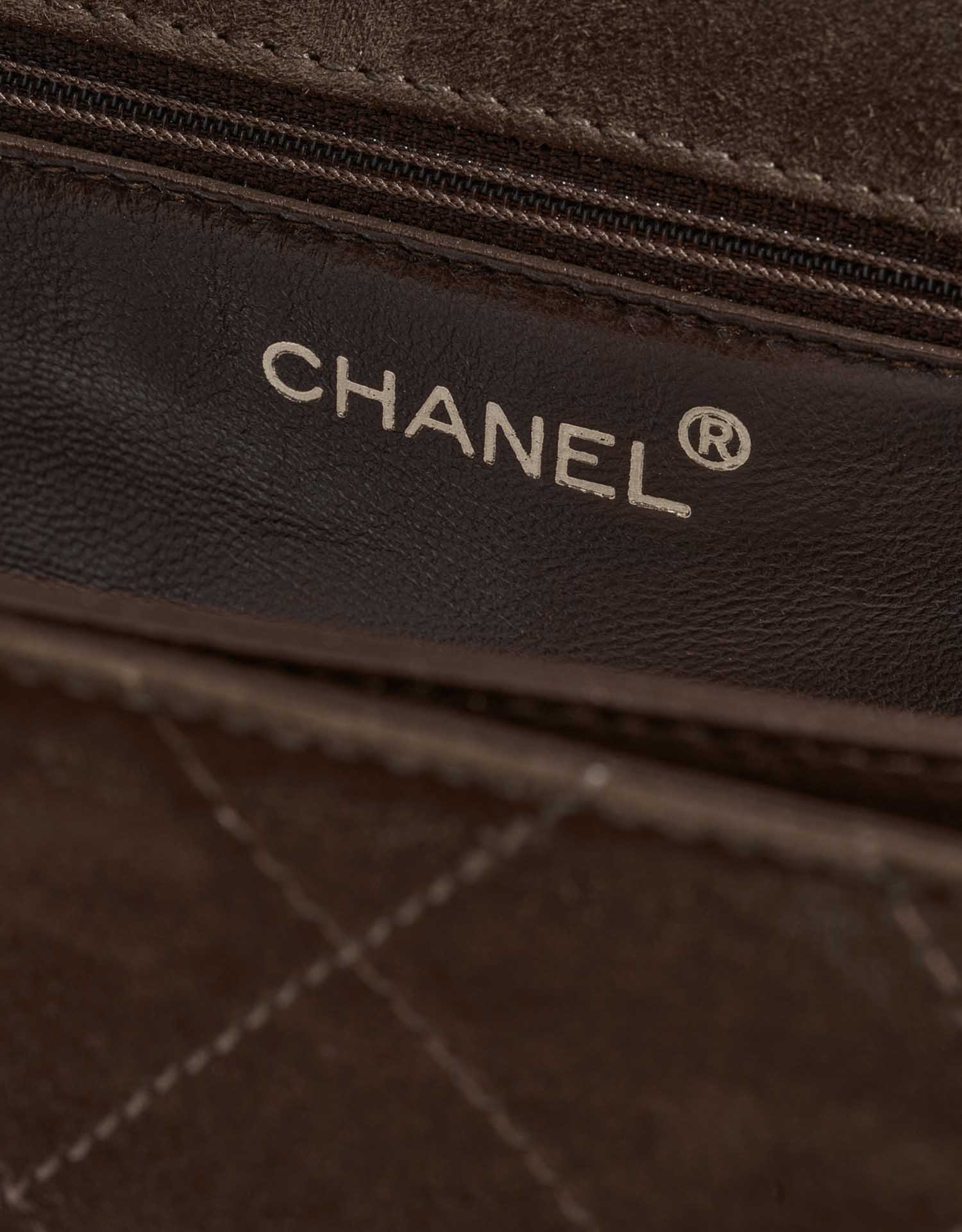 Chanel Timeless Brown Logo  | Sell your designer bag on Saclab.com