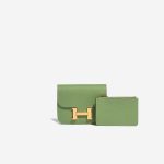 Hermès Constance SlimWallet VertCriquet Front | Vendez votre sac de créateur sur Saclab.com