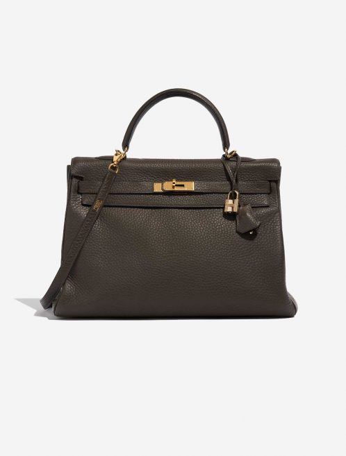 Hermès Kelly 35 Chocolate Front  | Sell your designer bag on Saclab.com