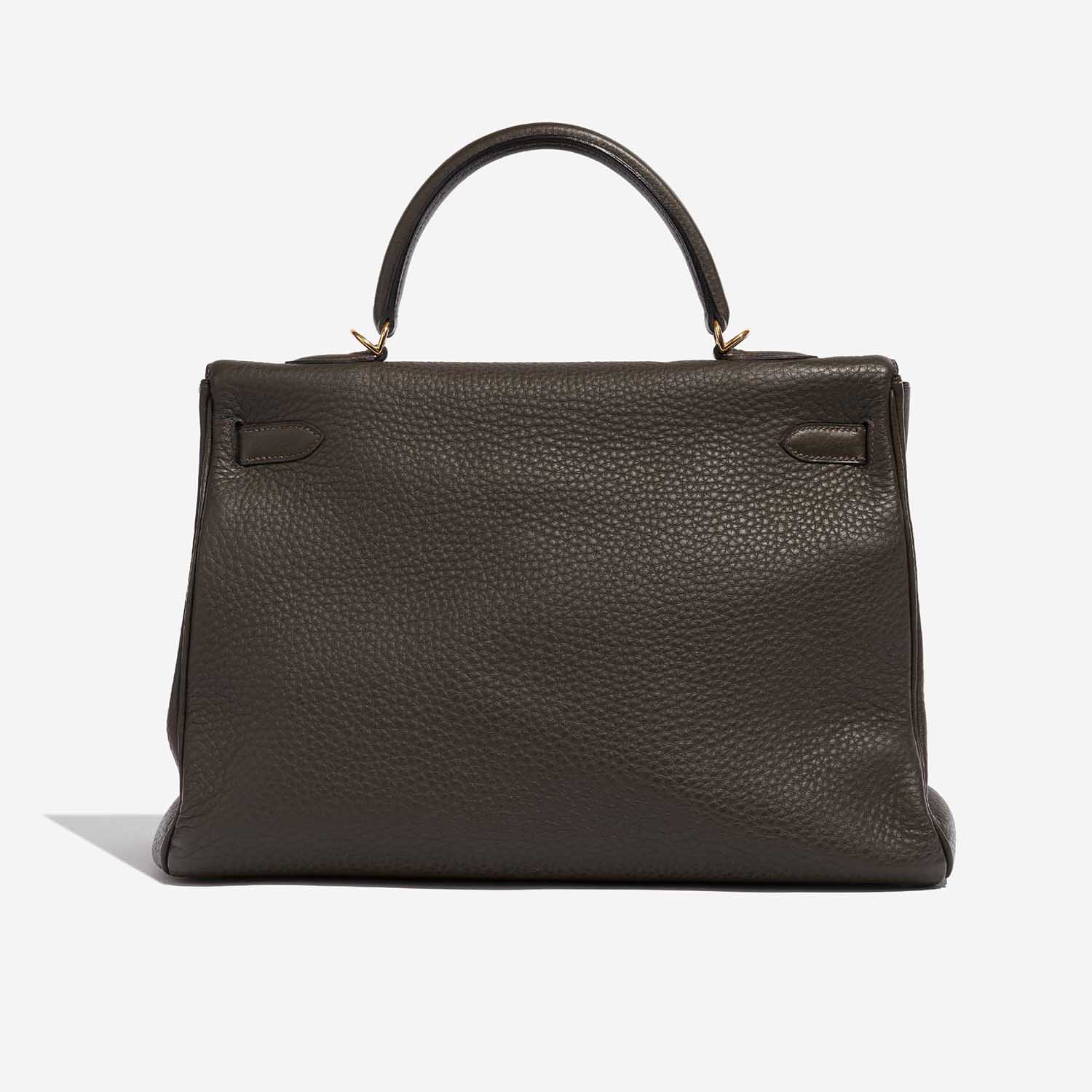 Hermès Kelly 35 Chocolate Back  | Sell your designer bag on Saclab.com