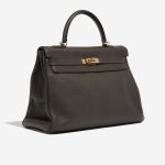 Hermès Kelly 35 Chocolate Side Front  | Sell your designer bag on Saclab.com