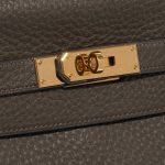 Hermès Kelly 35 Chocolate Closing System  | Sell your designer bag on Saclab.com