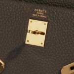 Hermès Kelly 35 Chocolate Logo  | Sell your designer bag on Saclab.com
