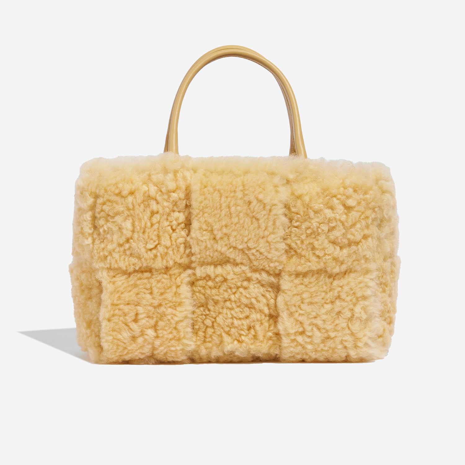 BottegaVeneta Tote Medium TeddyGold Back  | Sell your designer bag on Saclab.com