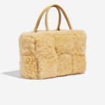 BottegaVeneta Tote Medium TeddyGold Side Front  | Sell your designer bag on Saclab.com