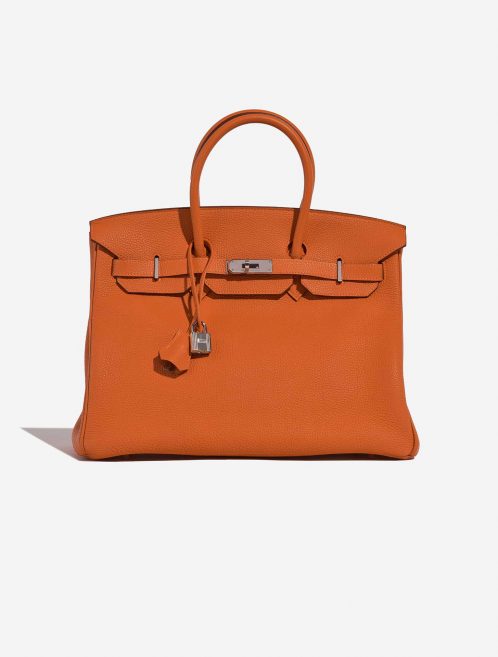 Hermès Birkin 35 Orange Front | Vendez votre sac de créateur sur Saclab.com