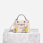 Hermès KellydolePicto Nata-Lime-MauveSyvestre-Chai Front  | Sell your designer bag on Saclab.com