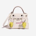 Hermès KellydolePicto Nata-Lime-MauveSyvestre-Chai Front  | Sell your designer bag on Saclab.com