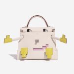 Hermès KellydolePicto Nata-Lime-MauveSyvestre-Chai Front Open | Sell your designer bag on Saclab.com