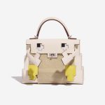 Hermès KellydolePicto Nata-Lime-MauveSyvestre-Chai Front Velt | Sell your designer bag on Saclab.com