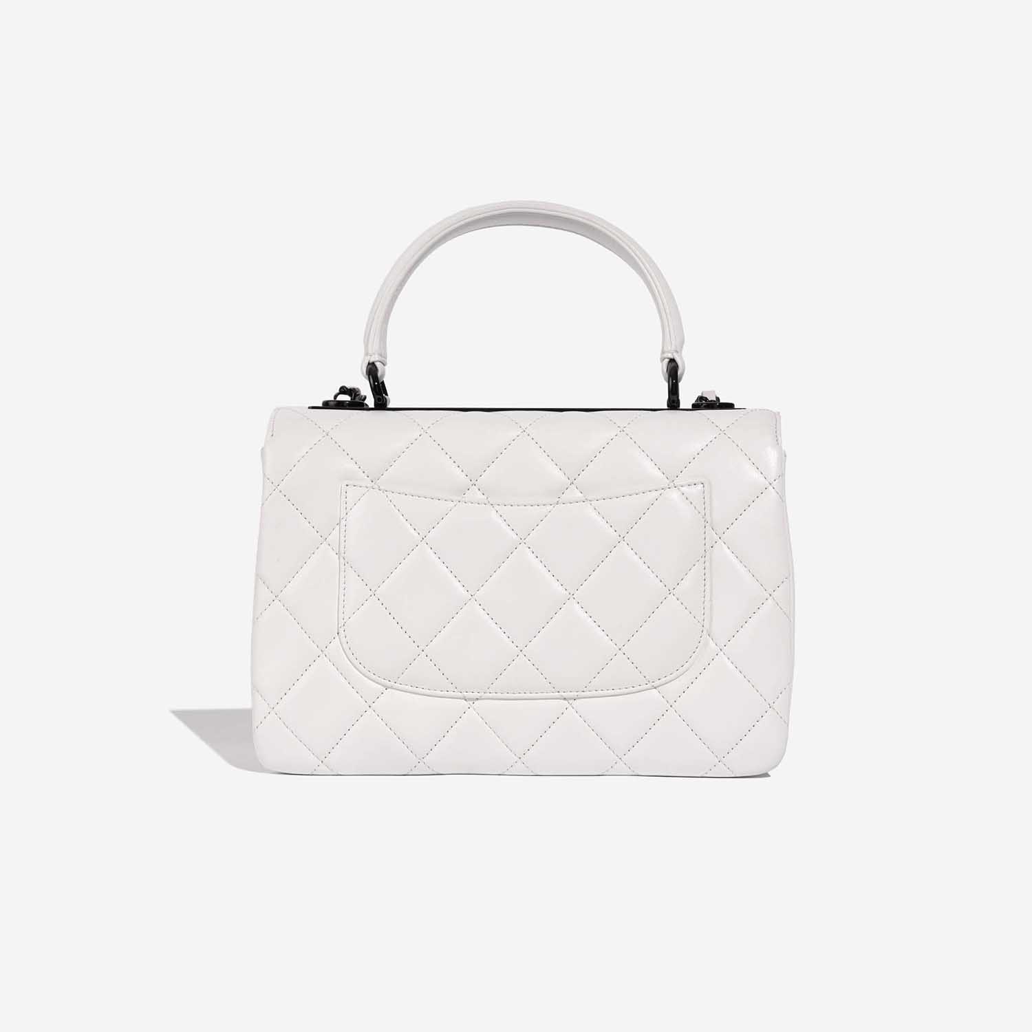 Chanel Timeless Handle Small Lamb White