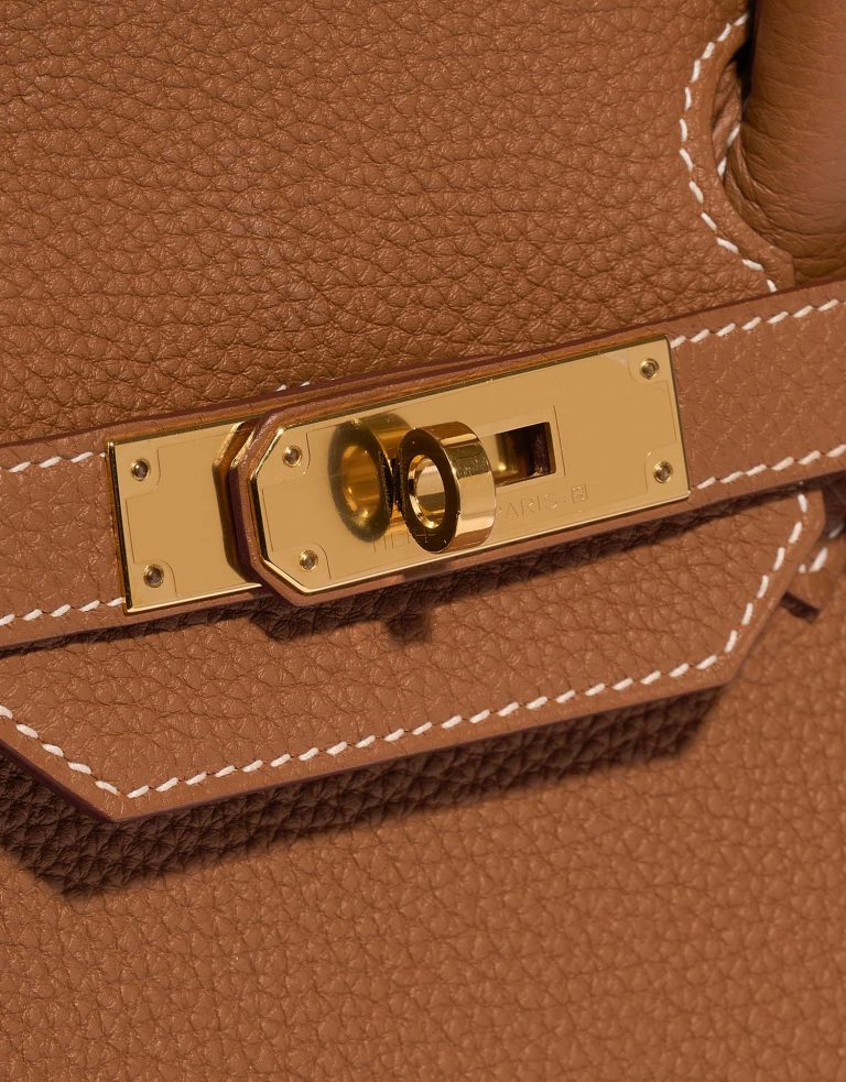 Hermès Birkin 35 Gold Closing System  | Sell your designer bag on Saclab.com