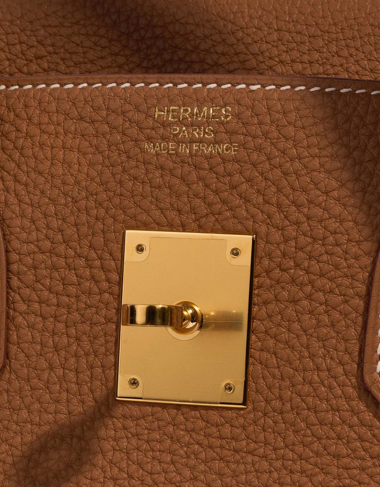 Hermès Birkin 35 Gold Logo  | Sell your designer bag on Saclab.com