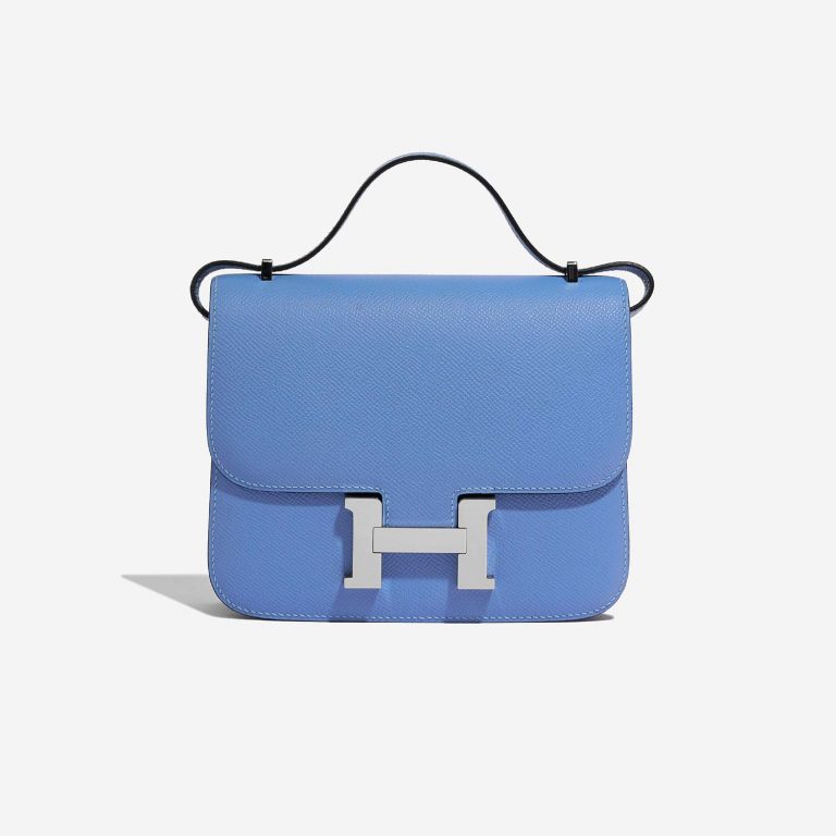 Hermès Constance 18 BlueParadise Front  | Sell your designer bag on Saclab.com