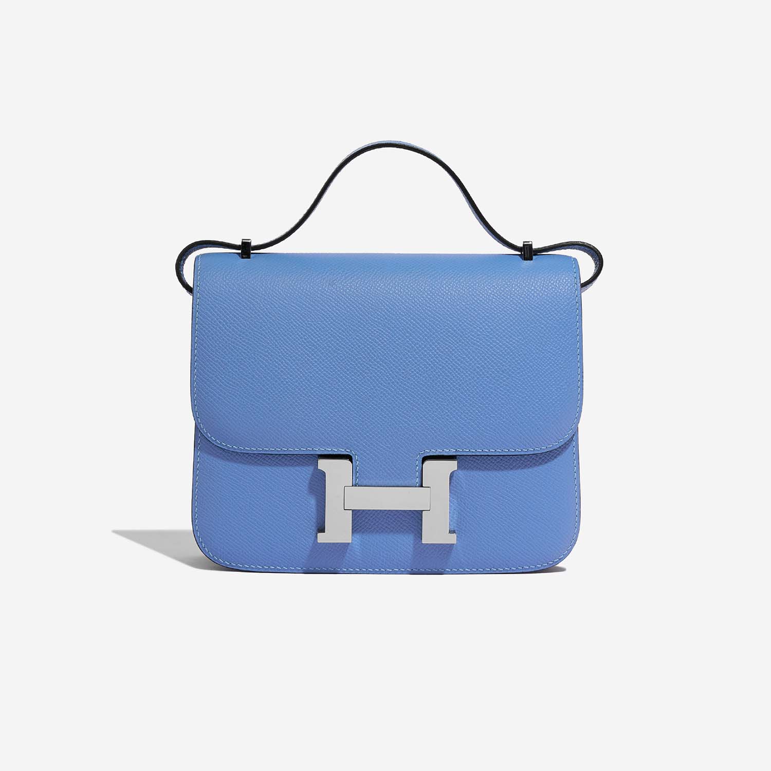 Hermes Constance small shoulder bag in blue du nord Swift leather