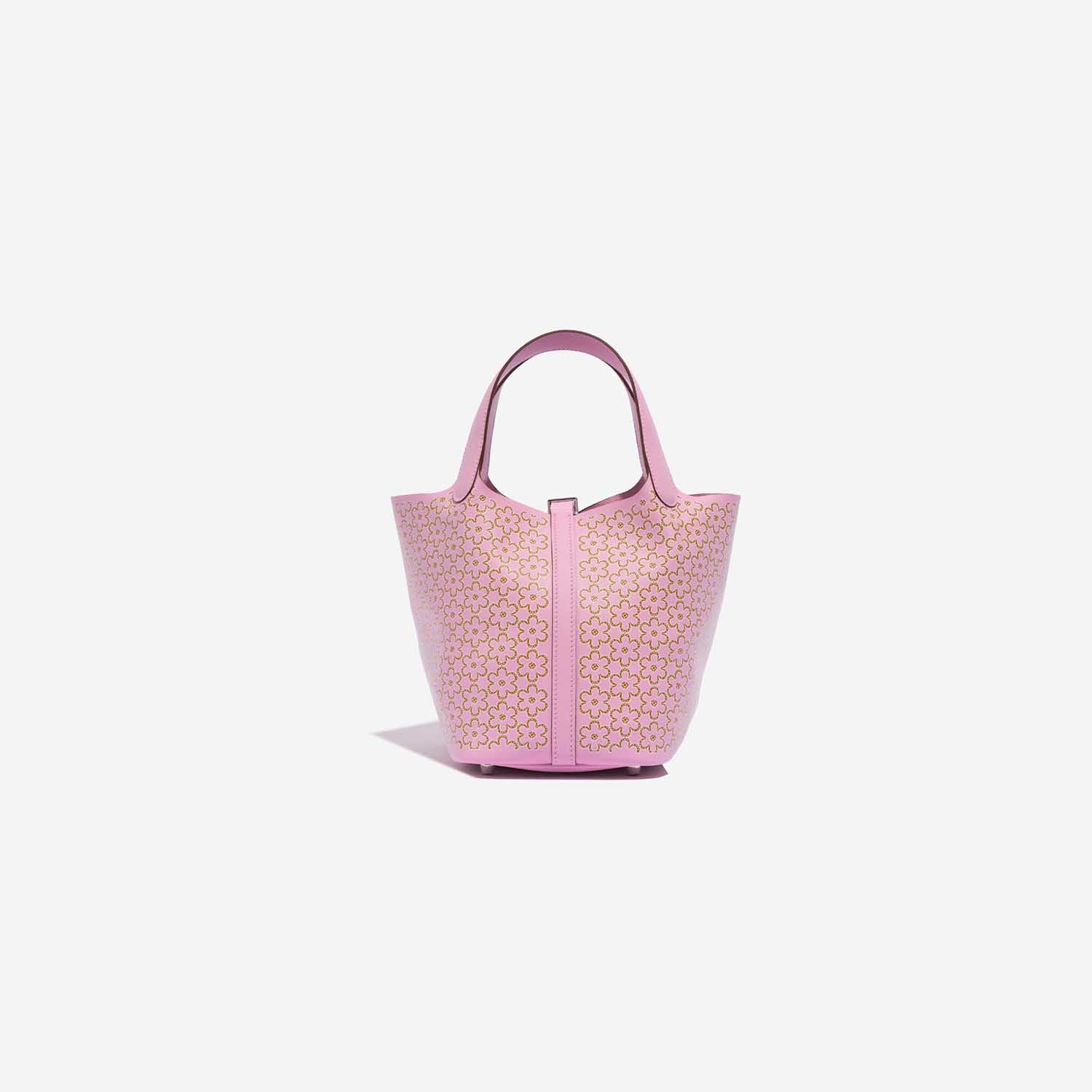 Hermès Picotin 18 MauveSylvestre Back  | Sell your designer bag on Saclab.com