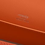 Hermès Geta Orange Logo  | Sell your designer bag on Saclab.com
