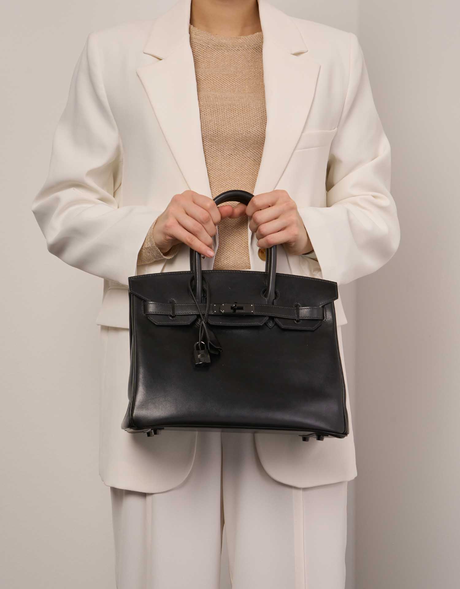 Hermès Birkin 30 So Black Box Black | Saclàb