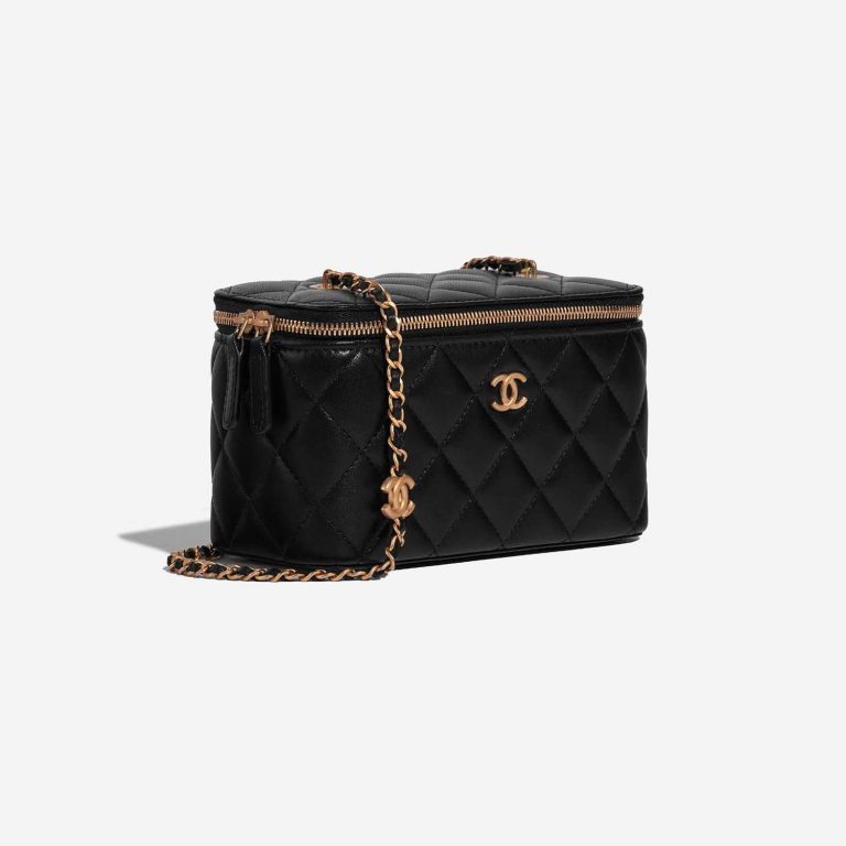 Chanel Vanity Small Black Side Front  | Sell your designer bag on Saclab.com