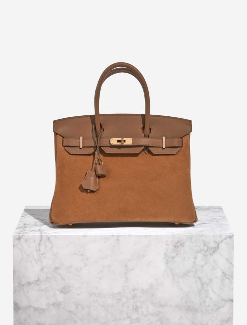 Hermès Birkin 30 Chamois-Alezan Front  | Sell your designer bag on Saclab.com