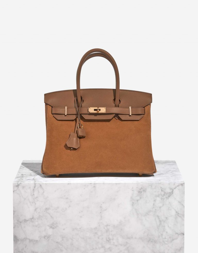 Hermès Birkin 30 Chamois-Alezan Front | Vendez votre sac de créateur sur Saclab.com