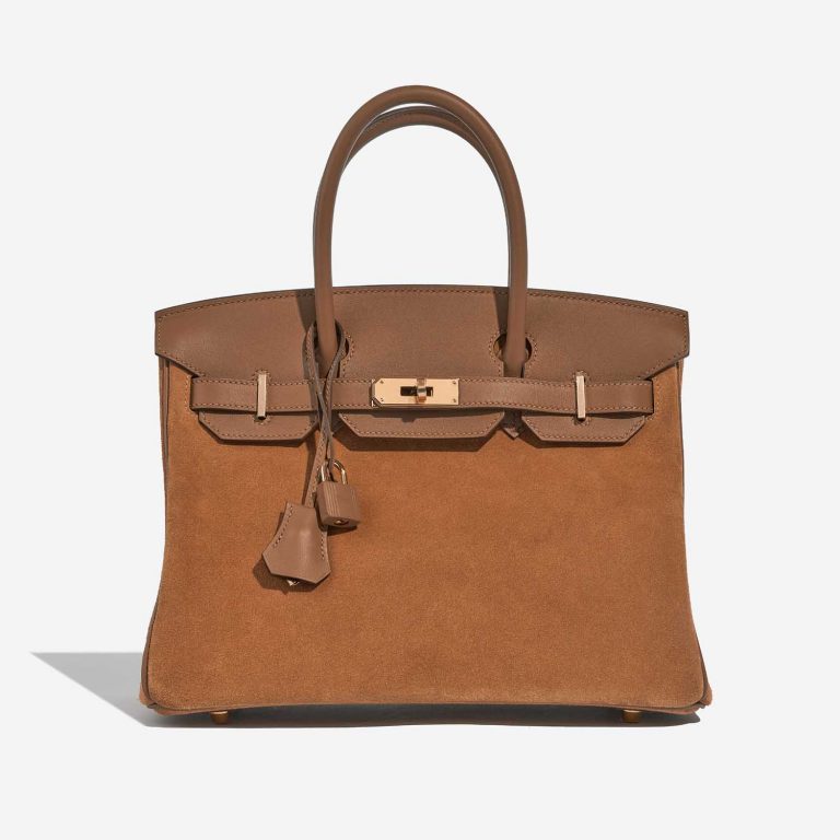 Hermès Birkin 30 Chamois-Alezan Front  | Sell your designer bag on Saclab.com