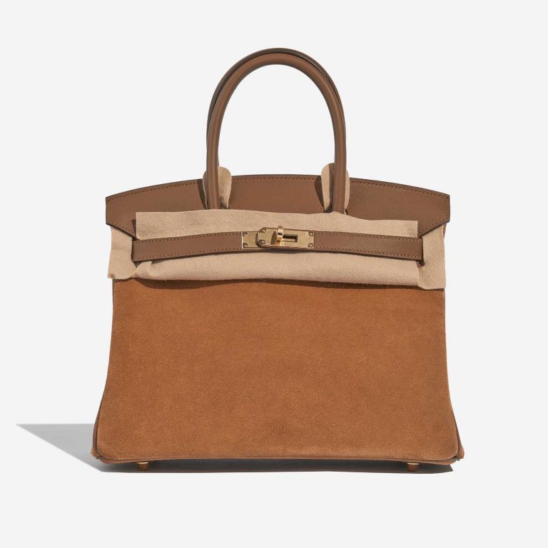 Hermès Birkin 30 Chamois-Alezan Front Velt | Sell your designer bag on Saclab.com