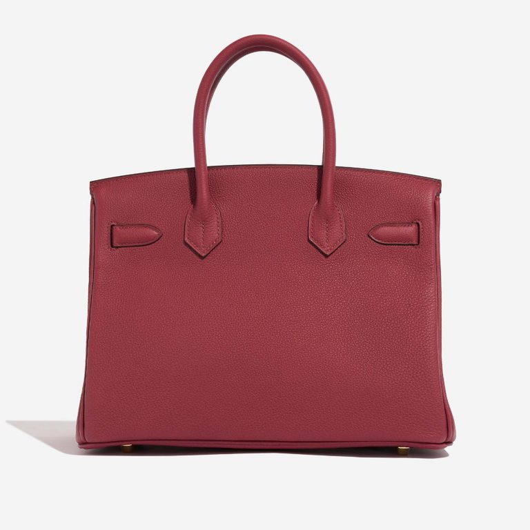 Hermès Birkin 30 RougeGrenat Back  | Sell your designer bag on Saclab.com