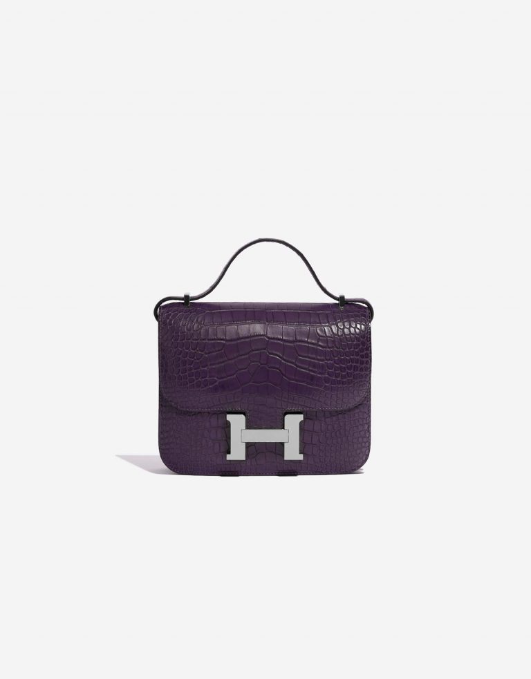 Hermès Constance 18 Amethyst Front  | Sell your designer bag on Saclab.com