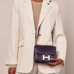 Hermès Constance 18 Amethyst Sizes Worn | Sell your designer bag on Saclab.com